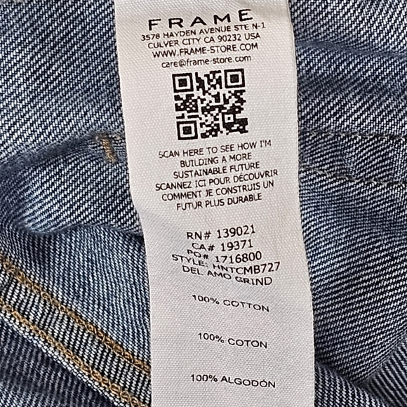 Frame Denim Women's Boot Cut Jeans - Blue - Picture 8 of 10